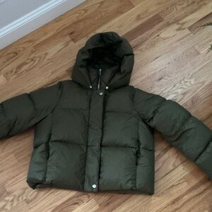 Banana republic Olive Green Puffer Jacket